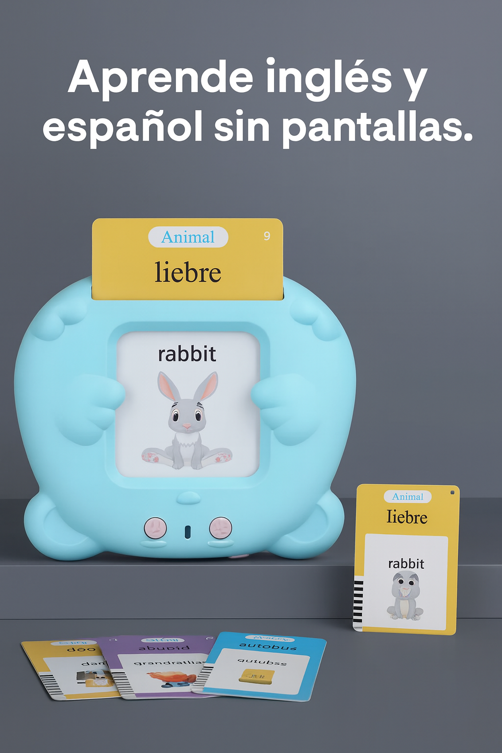 LECTOR DE TARJETAS EN ESPAÑOL E INGLÉS ¡ENVIO GRATIS!